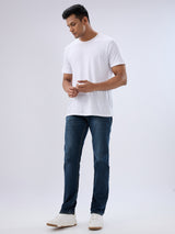 Men Ricardo Jeans Comfort Fit Blue Mid Rise