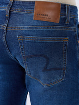 Men Jeans Comfort Fit Blue Mid Rise
