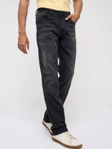 Men Ricardo Jeans Comfort Fit Black Mid Rise