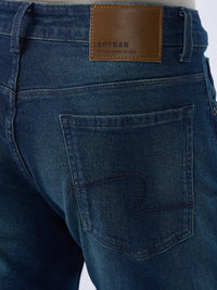 Men Jeans Comfort Fit Blue Mid Rise