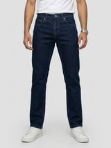 Men Ricardo Jeans Comfort Fit Blue Mid Rise