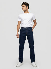 Men Ricardo Jeans Comfort Fit Blue Mid Rise