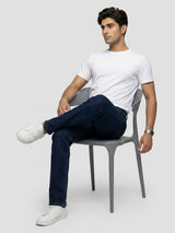 Men Ricardo Jeans Comfort Fit Blue Mid Rise
