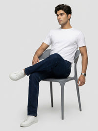 Men Ricardo Jeans Comfort Fit Blue Mid Rise