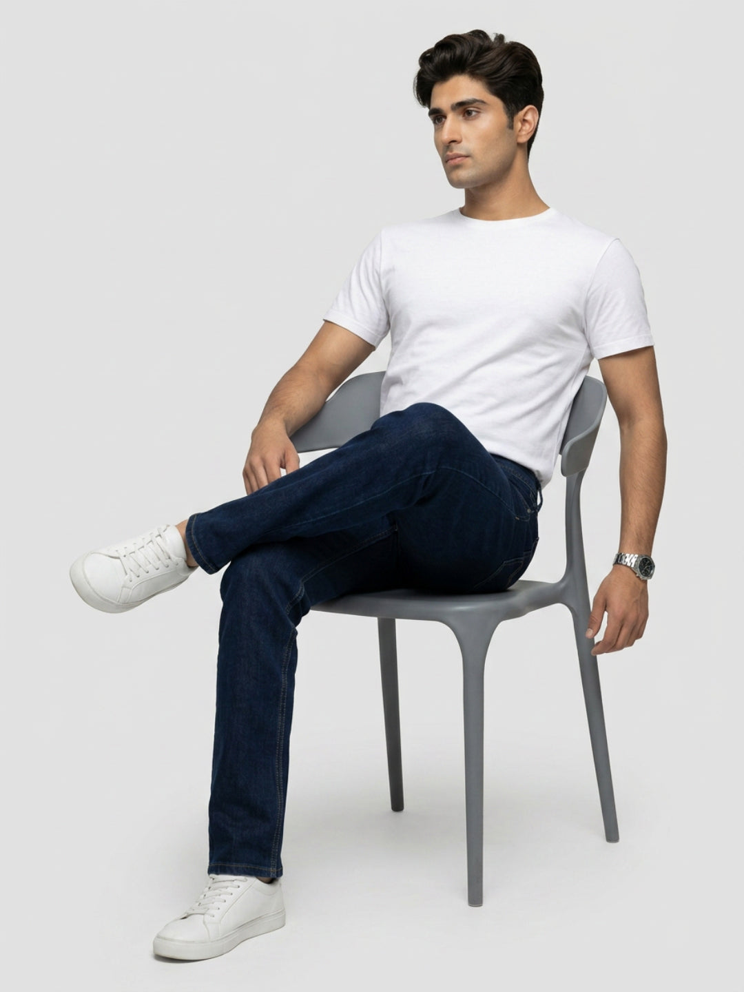 Men Ricardo Jeans Comfort Fit Blue Mid Rise