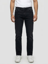Men Ricardo Jeans Comfort Fit Black Mid Rise