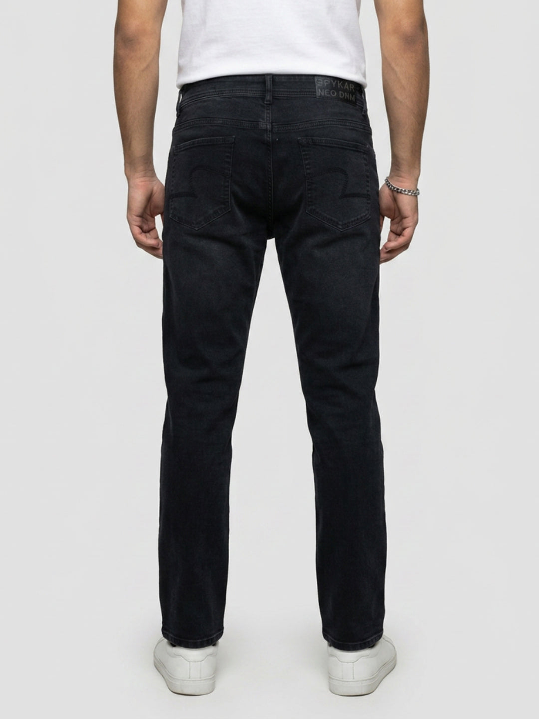 Men Ricardo Jeans Comfort Fit Black Mid Rise
