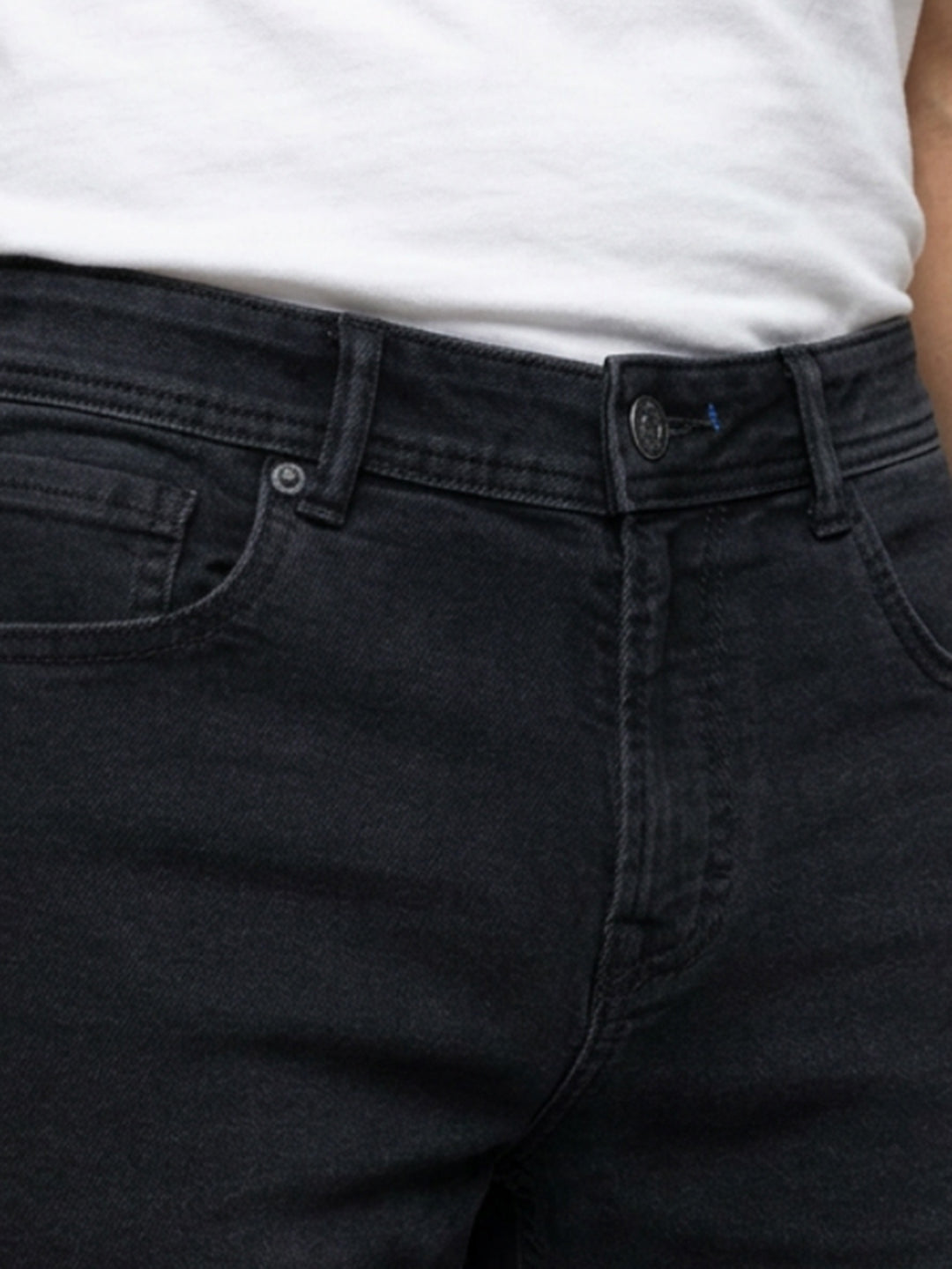 Men Ricardo Jeans Comfort Fit Black Mid Rise