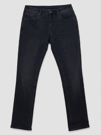 Men Ricardo Jeans Comfort Fit Black Mid Rise