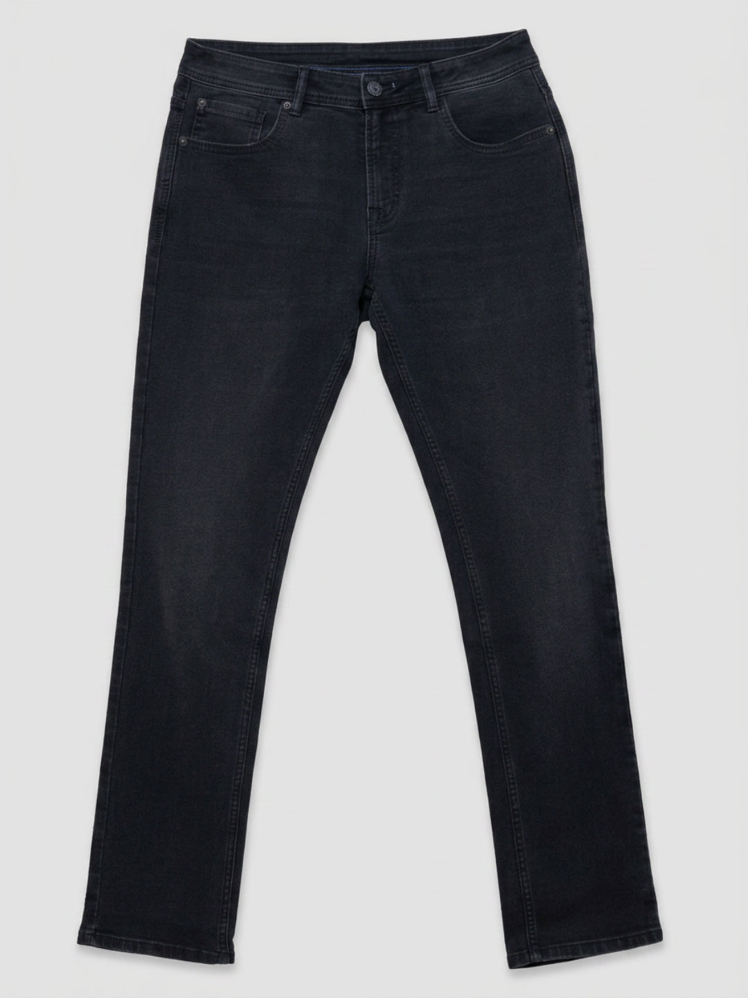 Men Ricardo Jeans Comfort Fit Black Mid Rise