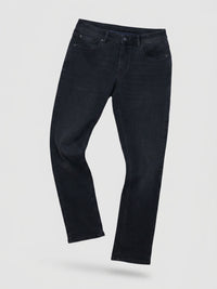 Men Ricardo Jeans Comfort Fit Black Mid Rise