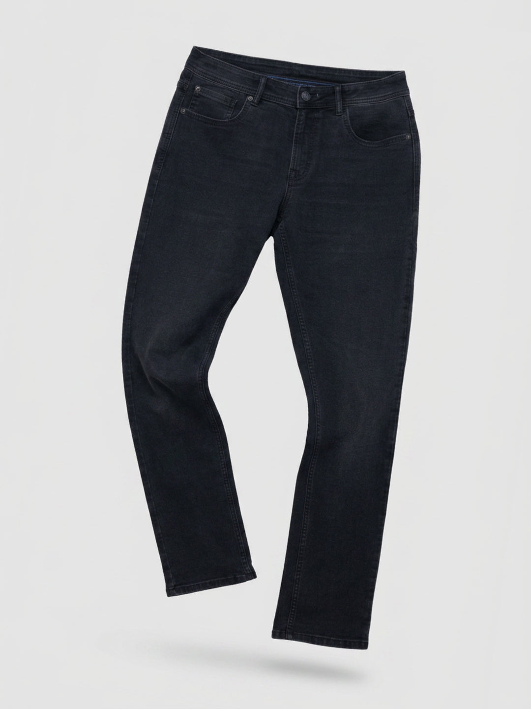 Men Ricardo Jeans Comfort Fit Black Mid Rise