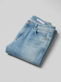 Men Ricardo Jeans Comfort Fit Light Blue Mid Rise