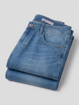Men Ricardo Jeans Comfort Fit Mid Blue Mid Rise