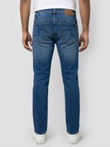 Men Ricardo Jeans Comfort Fit Dark Blue Mid Rise