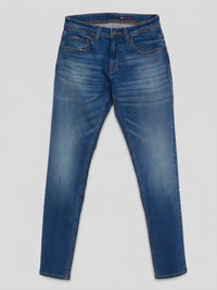 Men Ricardo Jeans Comfort Fit Dark Blue Mid Rise