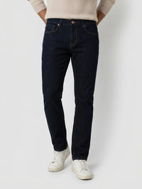 Men Ricardo Jeans Comfort Fit Blue Mid Rise