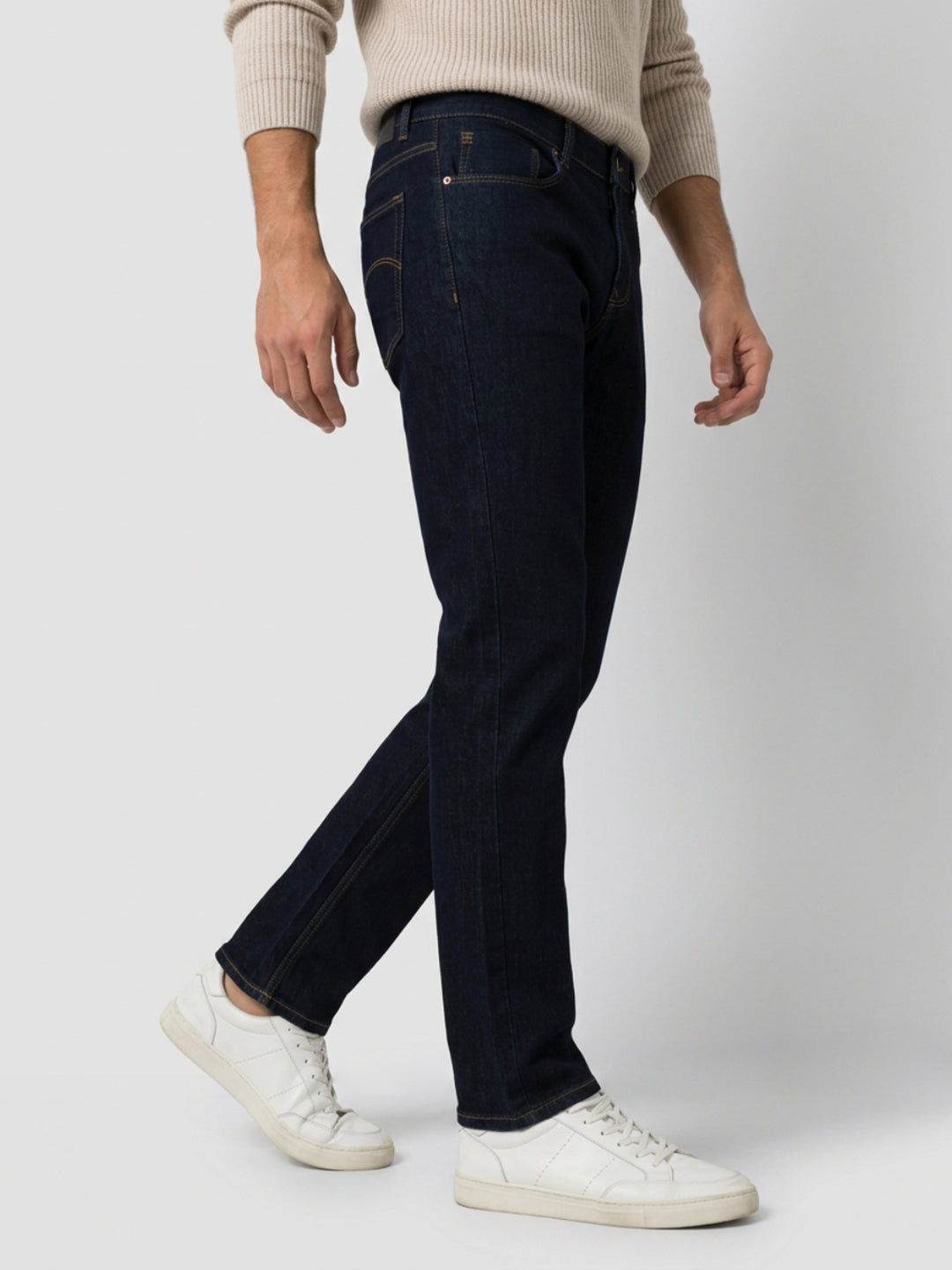 Men Ricardo Jeans Comfort Fit Blue Mid Rise
