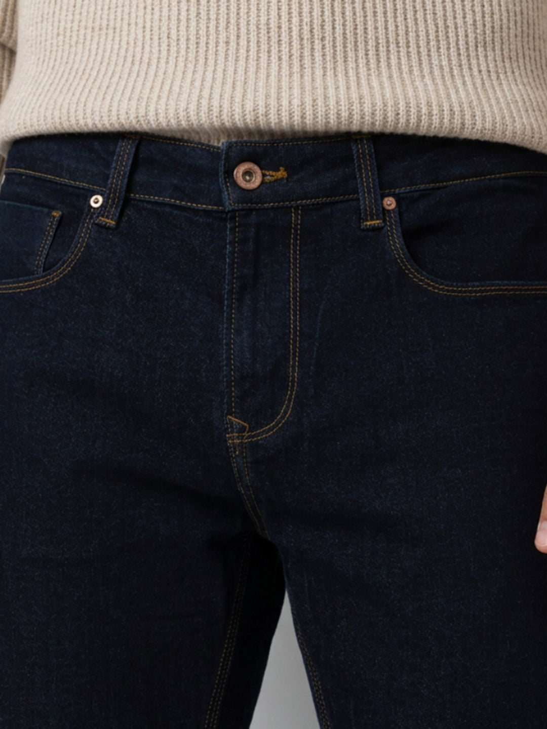 Men Ricardo Jeans Comfort Fit Blue Mid Rise