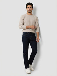 Men Ricardo Jeans Comfort Fit Blue Mid Rise