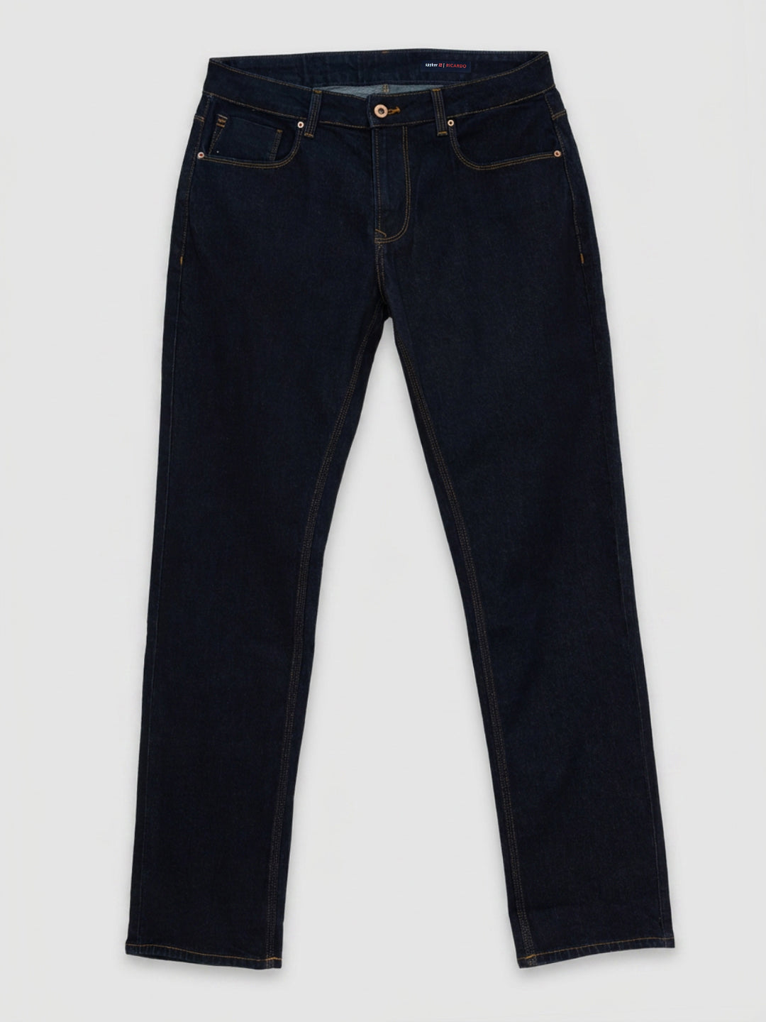 Men Ricardo Jeans Comfort Fit Blue Mid Rise