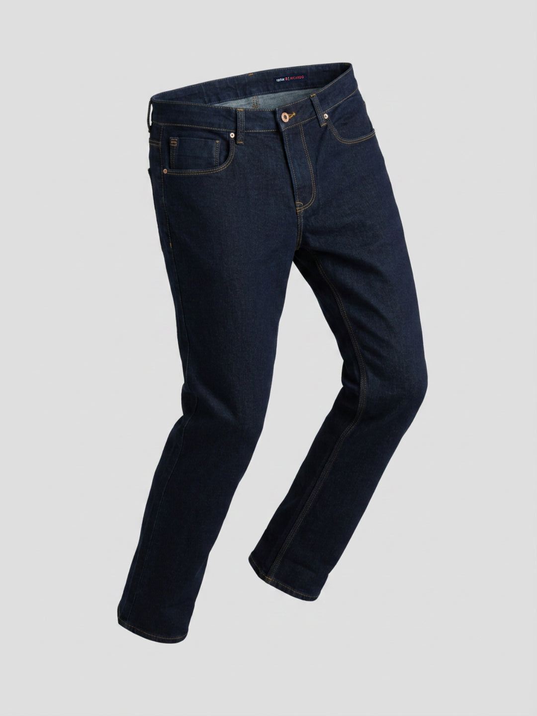 Men Ricardo Jeans Comfort Fit Blue Mid Rise