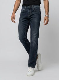 Men Ricardo Jeans Comfort Fit Blue Mid Rise