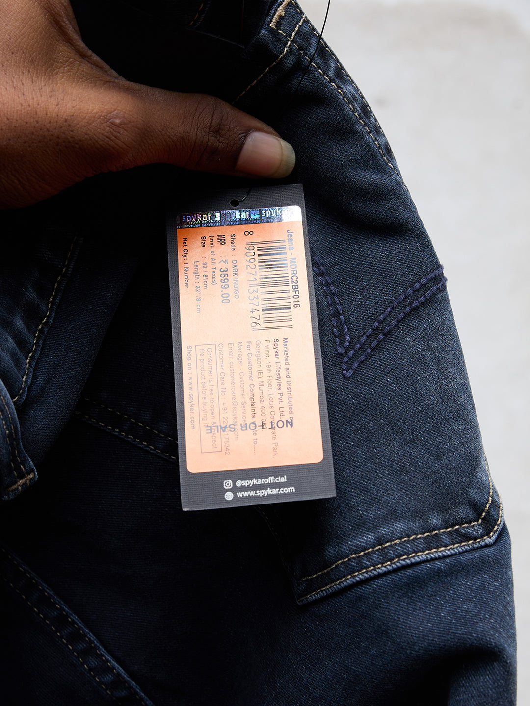 Men Ricardo Jeans Comfort Fit Blue Mid Rise