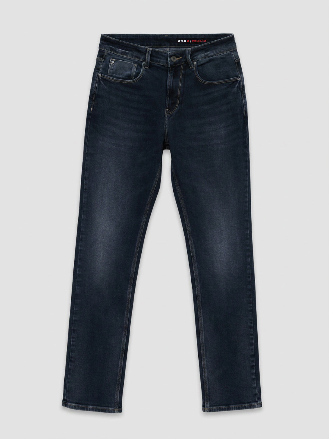 Men Ricardo Jeans Comfort Fit Blue Mid Rise