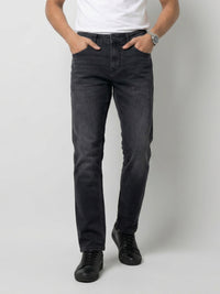 Men Ricardo Jeans Comfort Fit Black Mid Rise