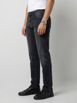 Men Ricardo Jeans Comfort Fit Black Mid Rise