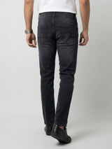 Men Ricardo Jeans Comfort Fit Black Mid Rise