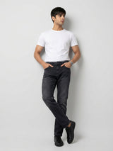 Men Ricardo Jeans Comfort Fit Black Mid Rise