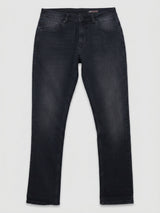 Men Ricardo Jeans Comfort Fit Black Mid Rise