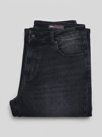 Men Ricardo Jeans Comfort Fit Black Mid Rise