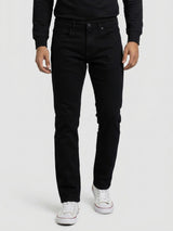 Men Ricardo Jeans Comfort Fit Black Mid Rise