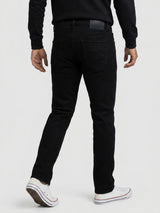 Men Ricardo Jeans Comfort Fit Black Mid Rise