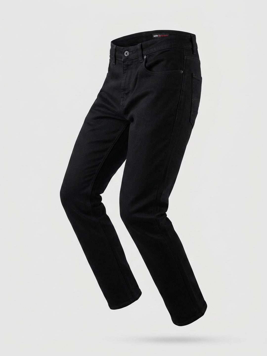 Men Ricardo Jeans Comfort Fit Black Mid Rise