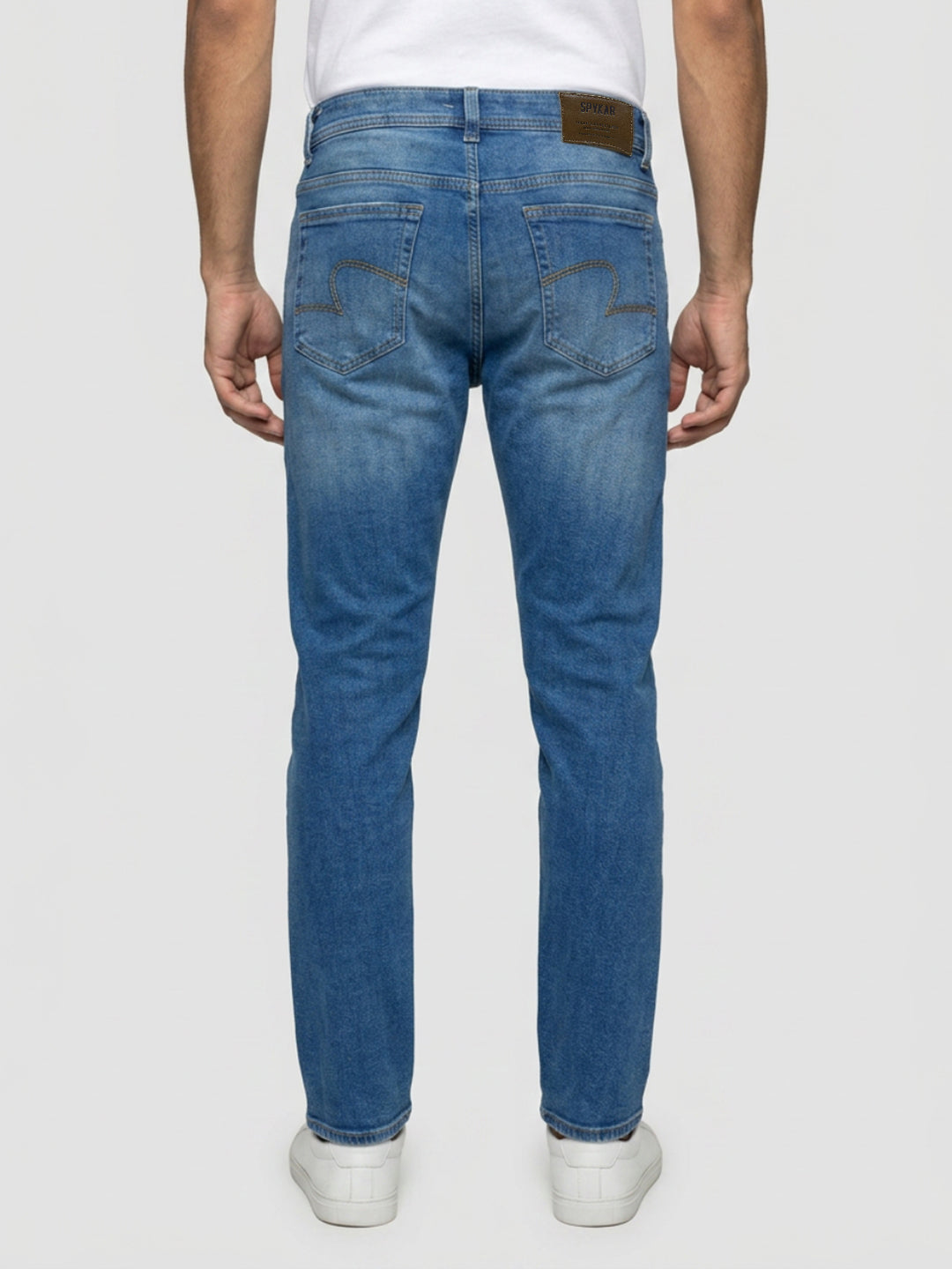 Men Ricardo Jeans Comfort Fit Vintage Blue Mid Rise