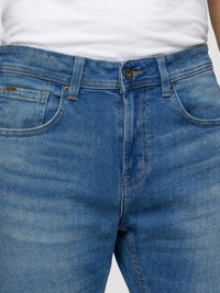Men Ricardo Jeans Comfort Fit Vintage Blue Mid Rise