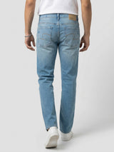 Men Ricardo Jeans Comfort Fit Mid Blue Mid Rise