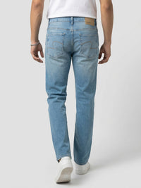 Men Ricardo Jeans Comfort Fit Mid Blue Mid Rise