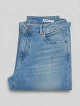 Men Ricardo Jeans Comfort Fit Mid Blue Mid Rise