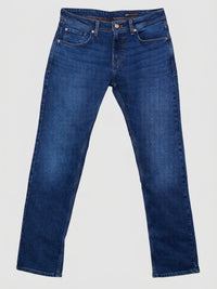 Men Ricardo Jeans Comfort Fit Dark Blue Mid Rise