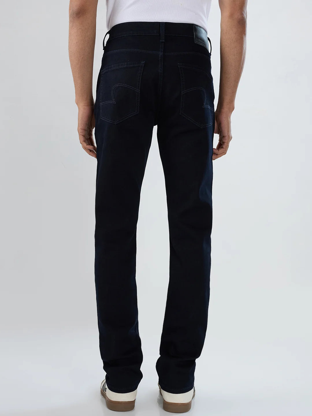 Men Rover Jeans Regular Fit Blue Mid Rise