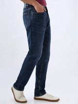Men Rover Jeans Regular Fit Dark Blue Mid Rise