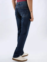 Men Rover Jeans Regular Fit Dark Blue Mid Rise
