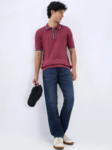 Men Rover Jeans Regular Fit Dark Blue Mid Rise
