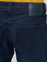 Men Rover Jeans Regular Fit Dark Blue Mid Rise