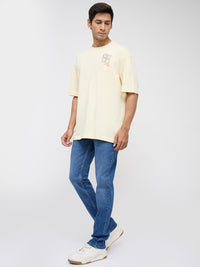 Men Rover Jeans Regular Fit Mid Blue Mid Rise